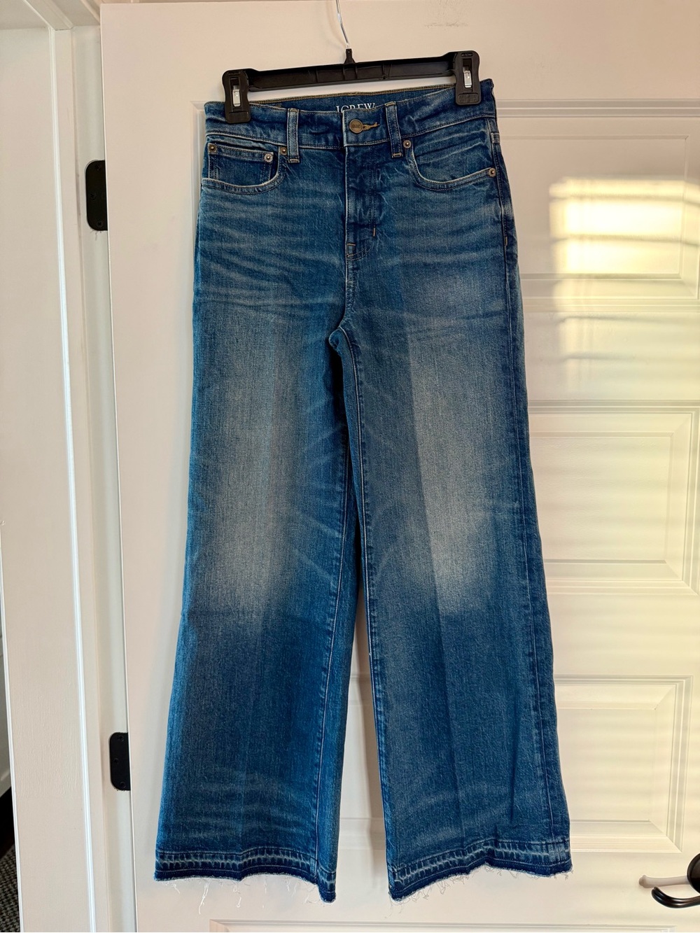 NWOT J.Crew Semi-Stretch High Rise Denim Trouser